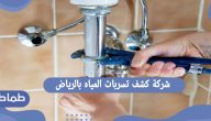 شركة كشف تسربات المياه بالرياض