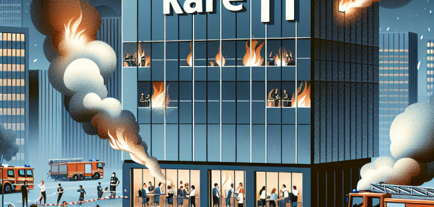 KARE 11 ي evacuated بعد حريق في المحول الكهربائي