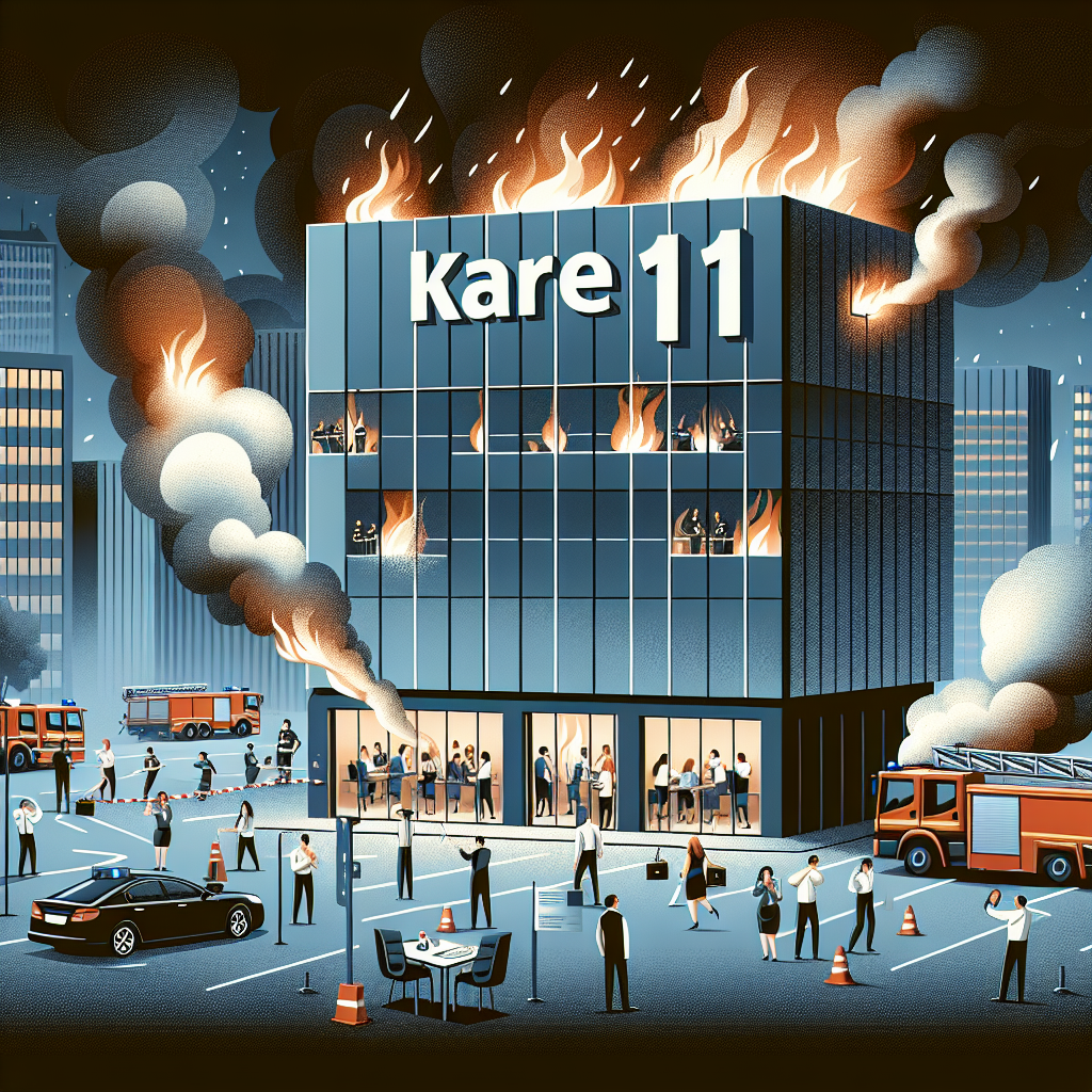 KARE 11 ي evacuated بعد حريق في المحول الكهربائي