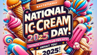 إليك الخصومات والهدايا المجانية المتاحة في يوم الآيس كريم الوطني 2025