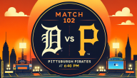 المباراة 102: ديترويت تايجرز ضد بيتسبرغ بايرتس، الساعة 6:40 مساءً