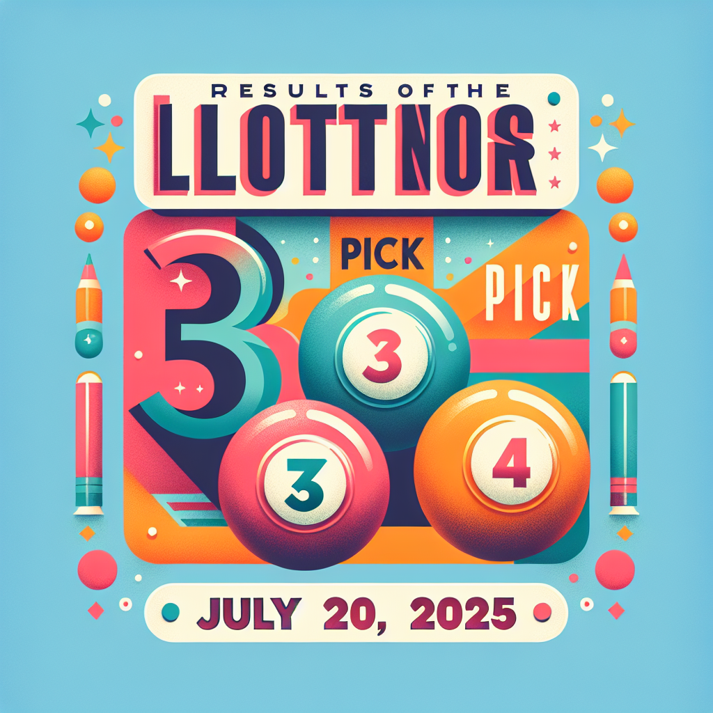 نتائج يانصيب إلينوي – Pick 3 و Pick 4 ليوم 20 يوليو 2025
