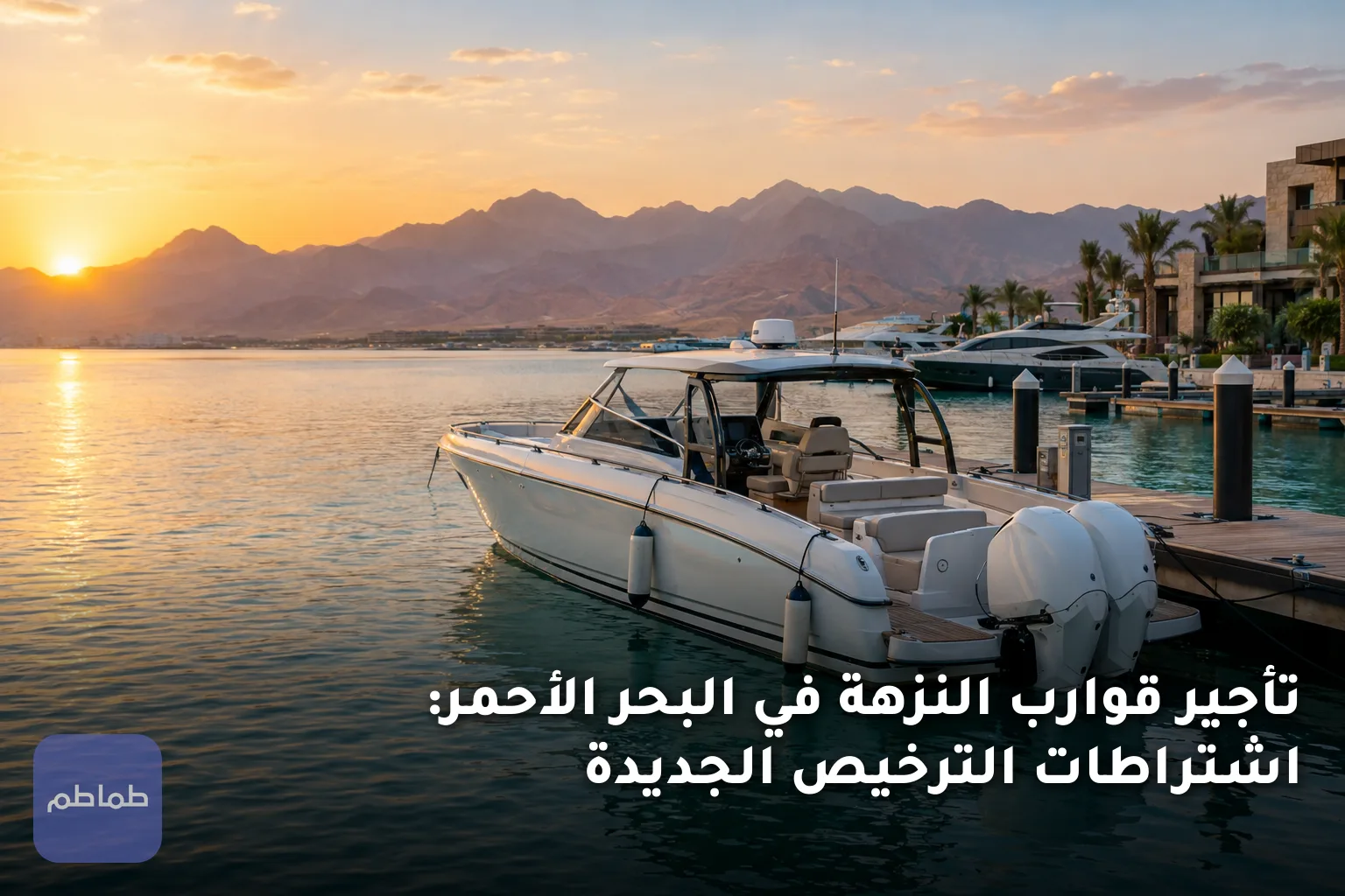 تأجير قوارب النزهة في البحر الأحمر: اشتراطات الترخيص الجديدة
