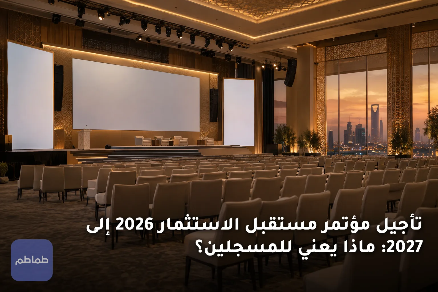 تأجيل مؤتمر مستقبل الاستثمار 2026 إلى 2027: ماذا يعني للمسجلين؟