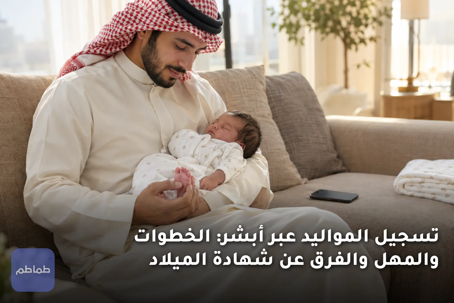 تسجيل المواليد عبر أبشر: الخطوات والمهل والفرق عن شهادة الميلاد