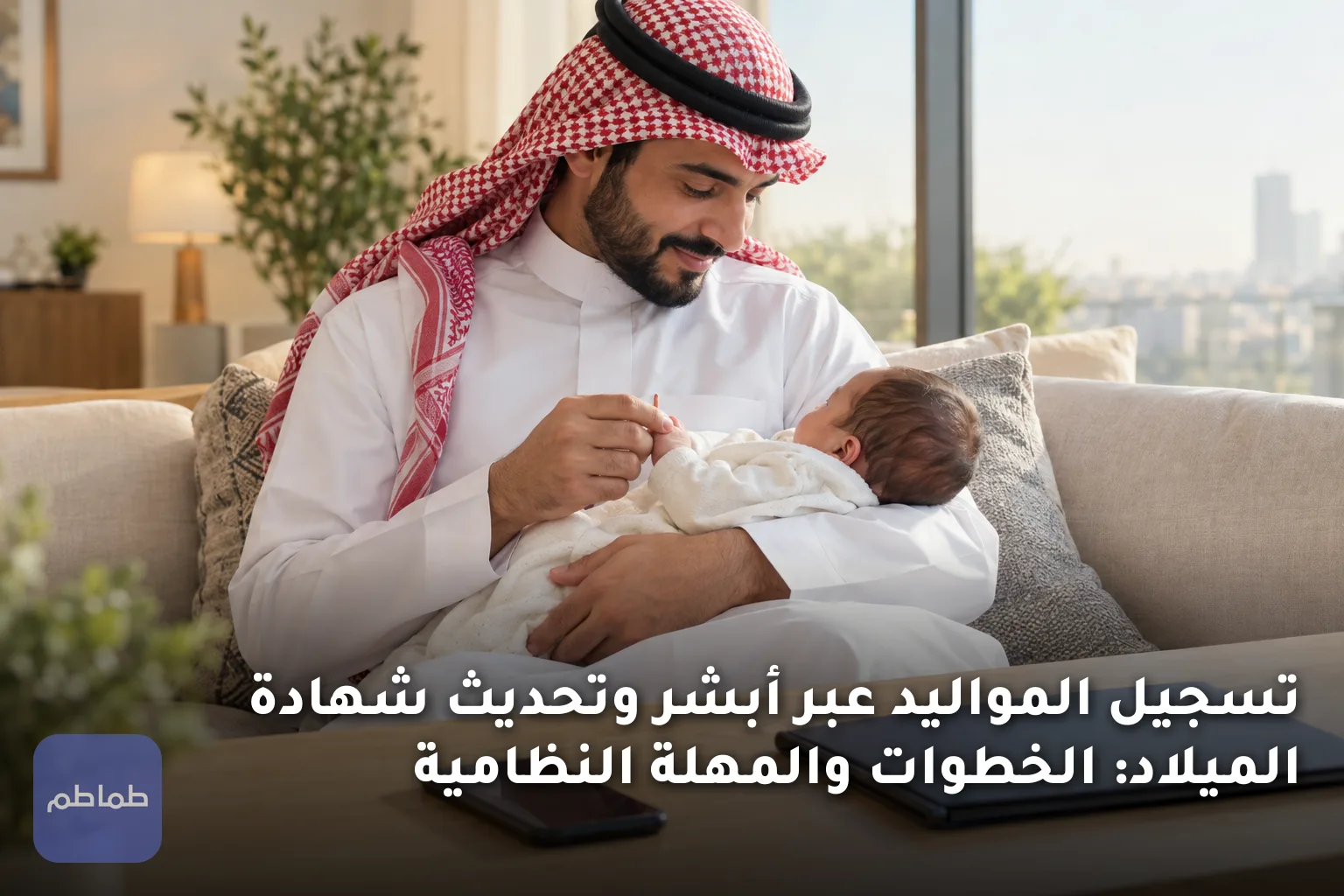 تسجيل المواليد عبر أبشر وتحديث شهادة الميلاد: الخطوات والمهلة النظامية