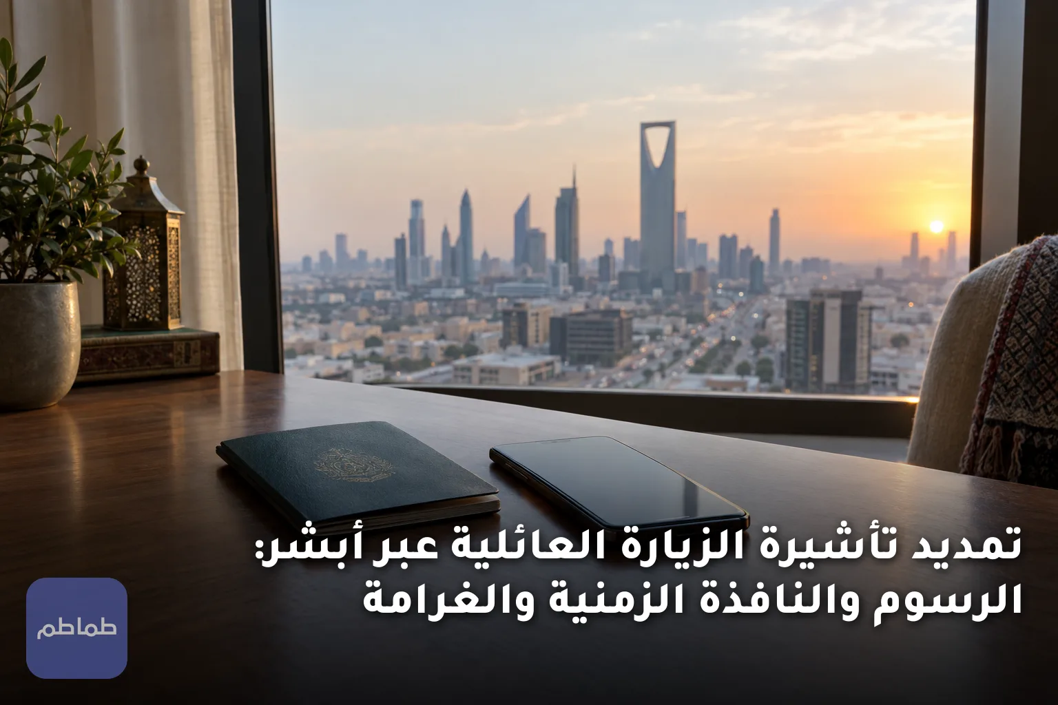 تمديد تأشيرة الزيارة العائلية عبر أبشر: الرسوم والنافذة الزمنية والغرامة
