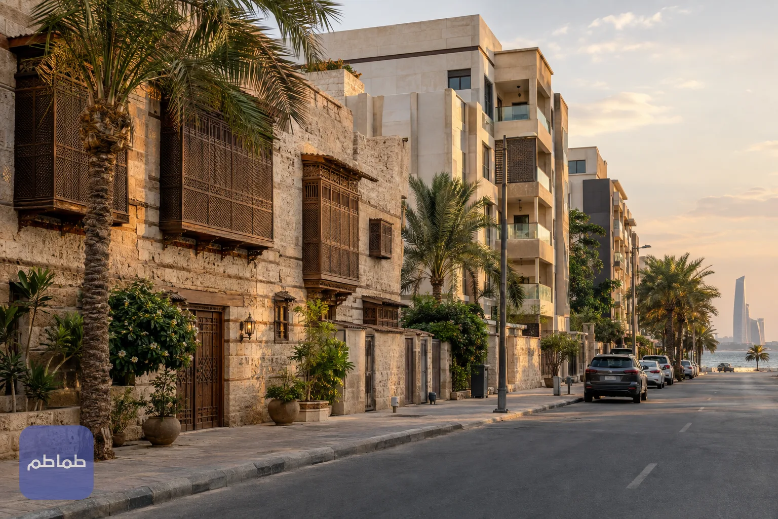 واجهات سكنية في جدة تجمع بين الطراز التقليدي والمباني الحديثة