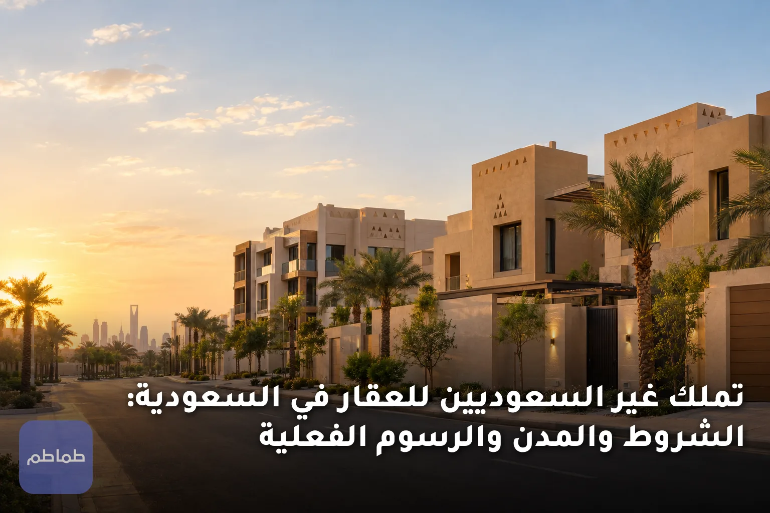 تملك غير السعوديين للعقار في السعودية: الشروط والمدن والرسوم الفعلية
