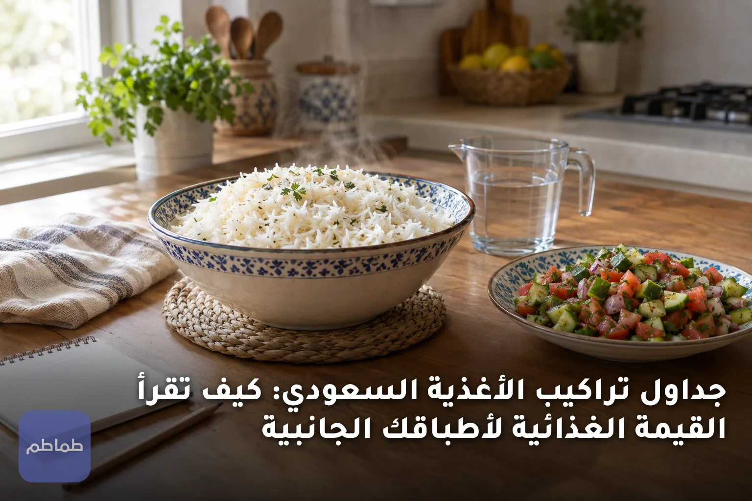 جداول تراكيب الأغذية السعودي: كيف تقرأ القيمة الغذائية لأطباقك الجانبية