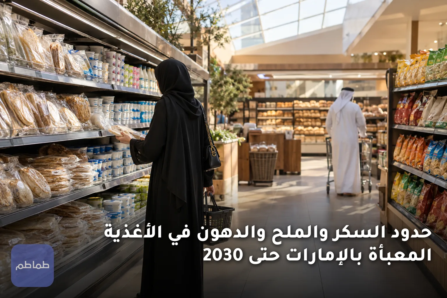 حدود السكر والملح والدهون في الأغذية المعبأة بالإمارات حتى 2030