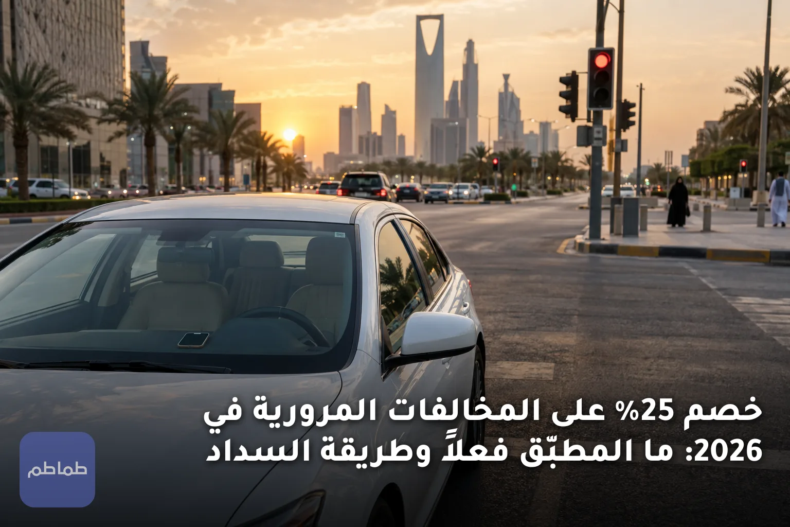 خصم 25% على المخالفات المرورية في 2026: ما المطبّق فعلاً وطريقة السداد