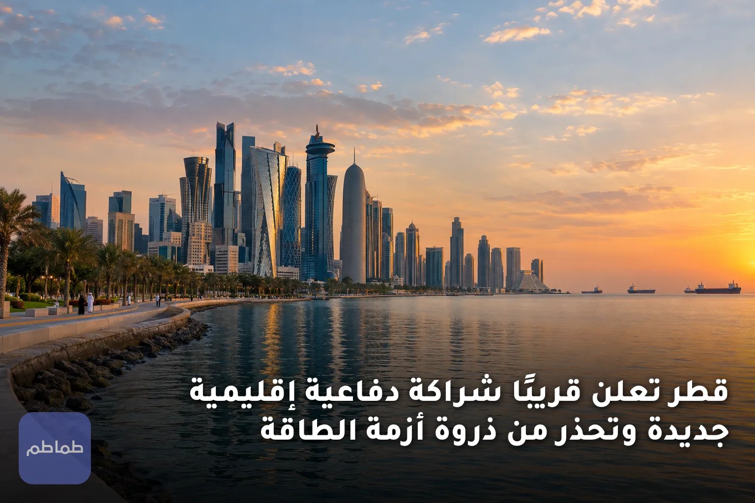 قطر تعلن قريبًا شراكة دفاعية إقليمية جديدة وتحذر من ذروة أزمة الطاقة