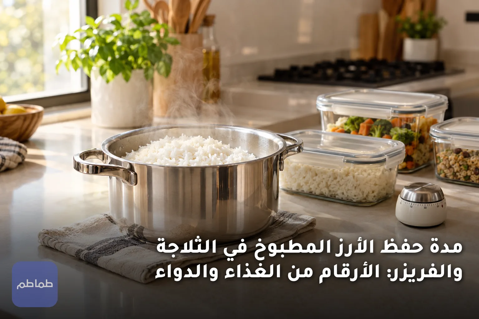 مدة حفظ الأرز المطبوخ في الثلاجة والفريزر: الأرقام من الغذاء والدواء