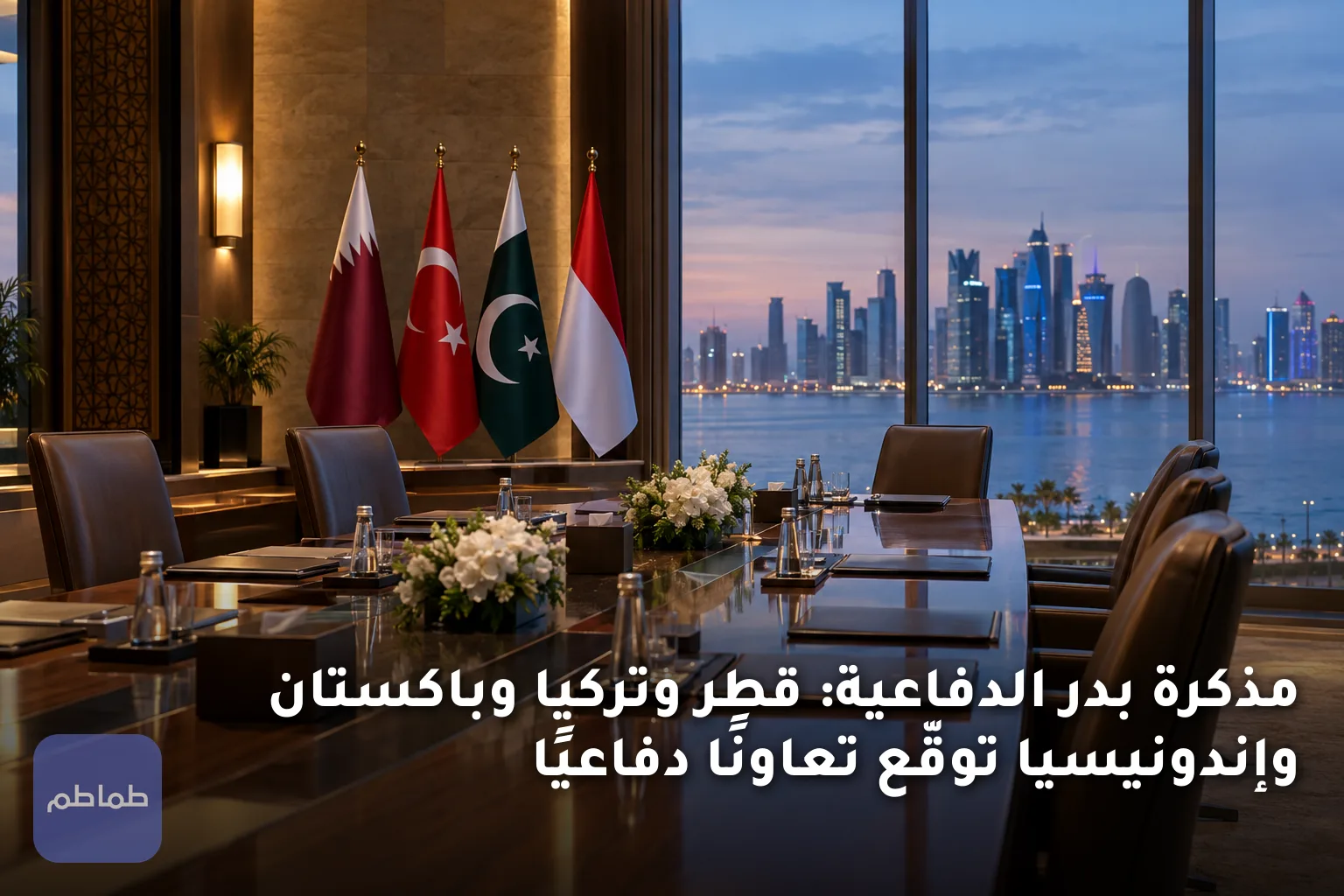 مذكرة بدر الدفاعية: قطر وتركيا وباكستان وإندونيسيا توقّع تعاونًا دفاعيًا