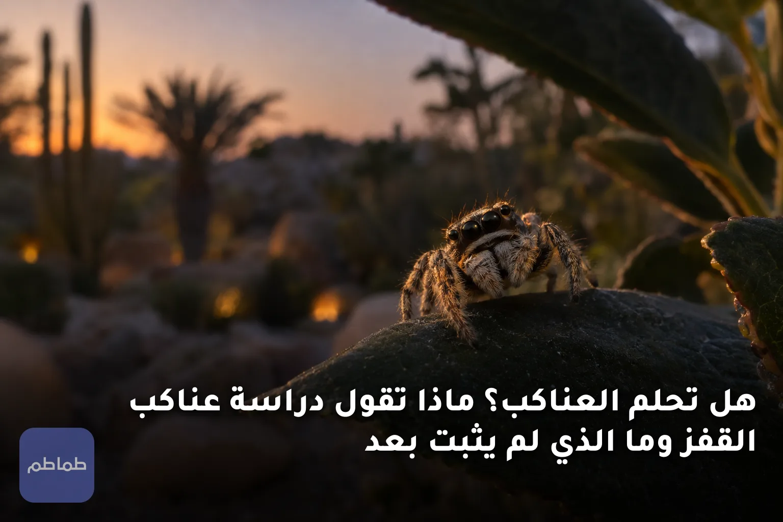 هل تحلم العناكب؟ ماذا تقول دراسة عناكب القفز وما الذي لم يثبت بعد